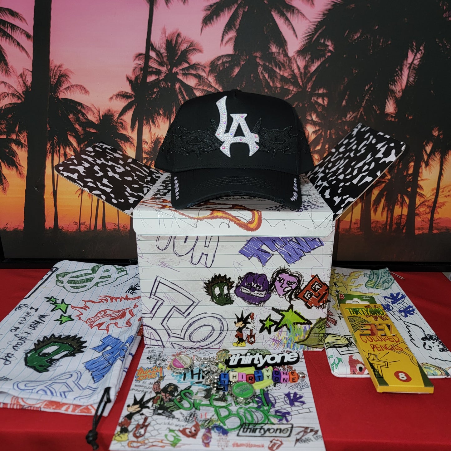 L.A THORNS 31 HATS FULL SET BRAND NEW