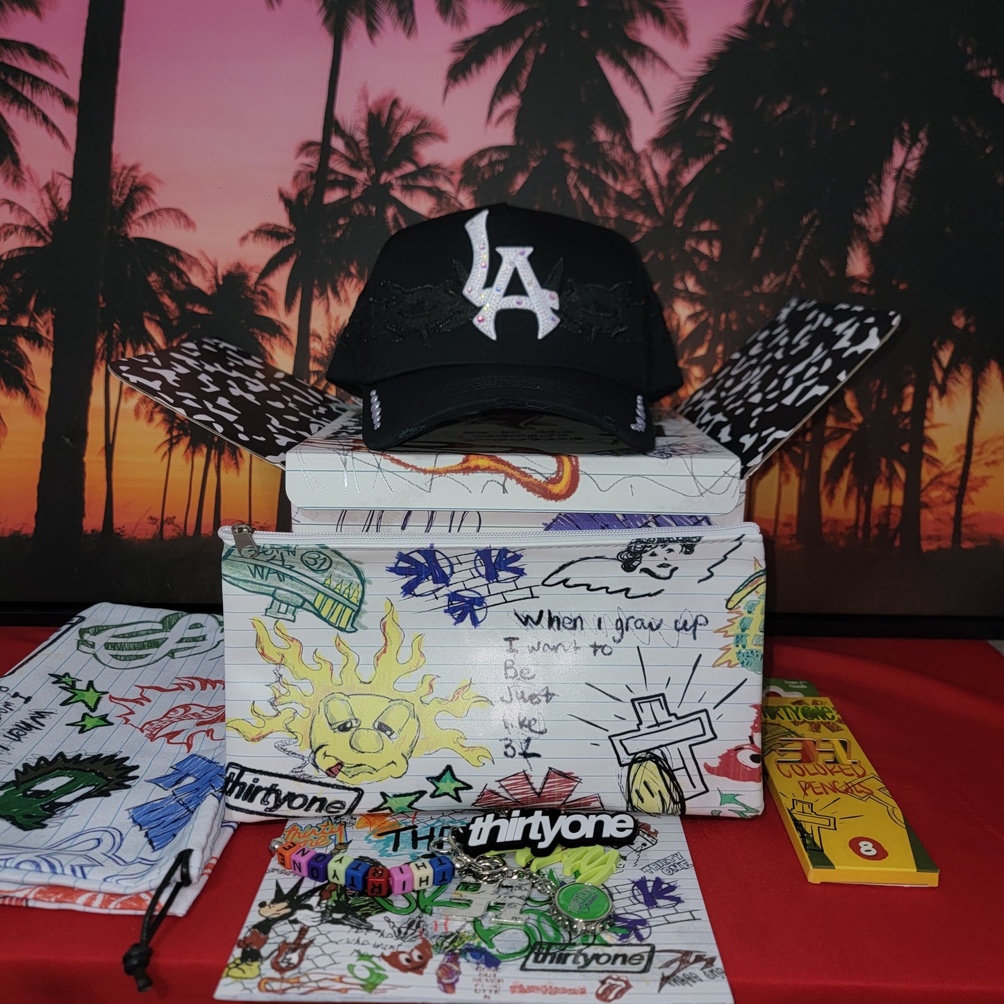 L.A THORNS 31 HATS FULL SET BRAND NEW